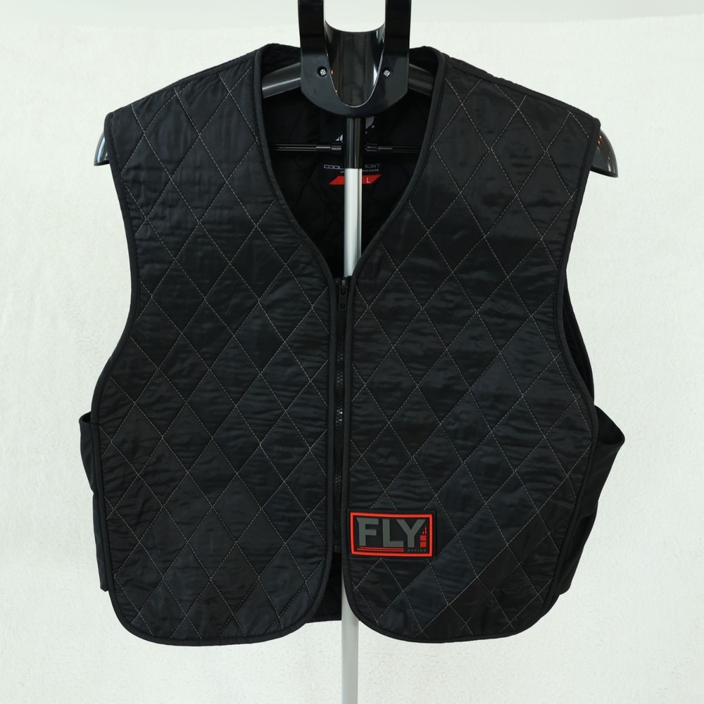 Fly Racing Cooling Sport Vest‎ Adult Large Black Evaporative Full Zip Motorcycle